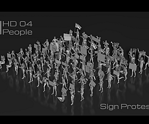 HD People 04 Sign Protest