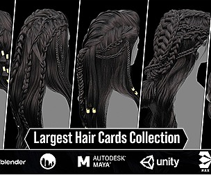 Alma Hair Cards Collection ( 40 Hair Cards )