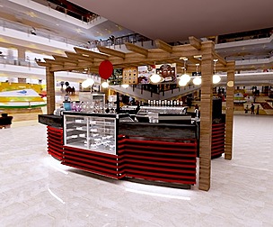 kiosh booth - cafe booth