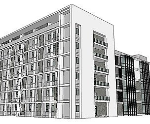 Office-Teaching Building-Canteen 84