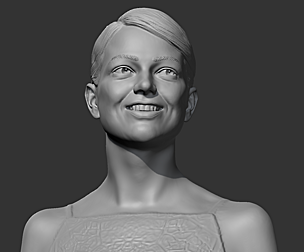 Emma Stone 3D print model