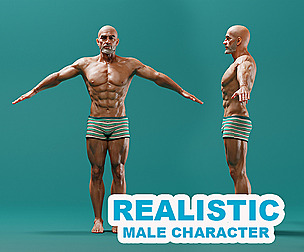 Realistic Male Character - Ragnar