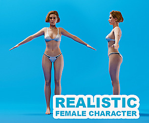 Realistic Female Character - Cened