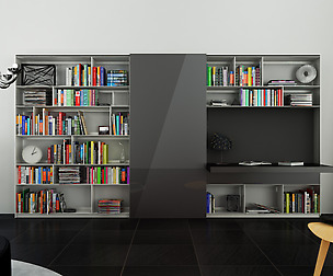 B&B bookcase 21 with books - N.01 in M4D Vol.10
