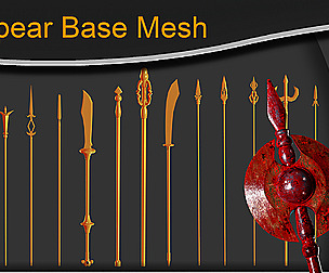 50 spear base mesh