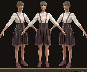 Outfit Female Marvelous Designer And Clo3d