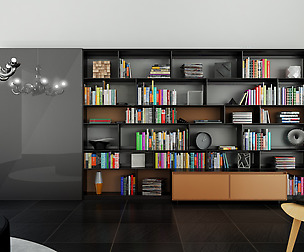 B&B bookcase 22 with books - N.02 in M4D Vol.10