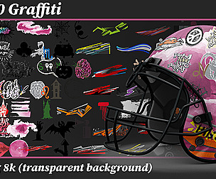 500 Graffiti png 8k vol01
