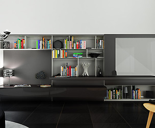 B&B bookcase 24 with books - N.04 in M4D Vol.10