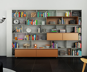B&B bookcase 28 with books - N.08 in M4D Vol.10