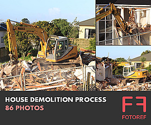 86 photos of House Demolition Process