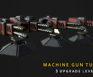 Machine Gun Turrets - Unity version