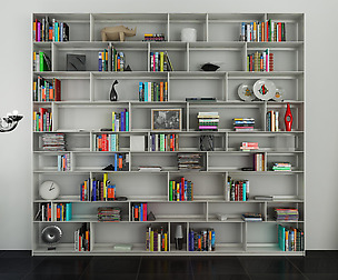 B&B bookcase 32 with books - N.02 in M4D Vol.11