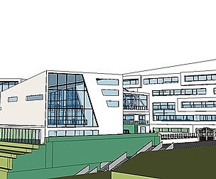 Sketchup City social Building-Hospital -02