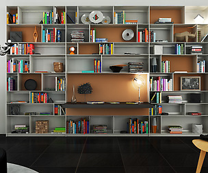 B&B bookcase 33 with books - N.03 in M4D Vol.11