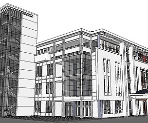 Sketchup City social Building-Hospital -020
