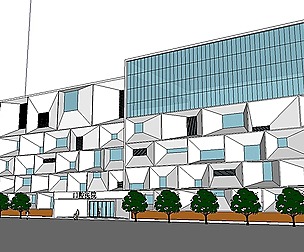 Sketchup City social Building-Hospital -024