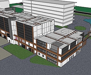 Sketchup City social Building-Hospital -031