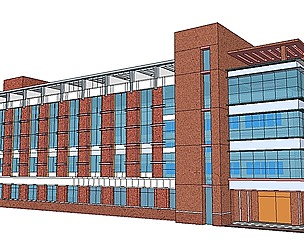 Sketchup City social Building-Hospital -037