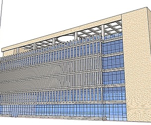 Sketchup City social Building-Hospital -041