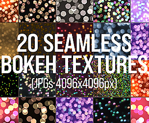 20 Seamless Bokeh Textures
