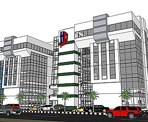 Sketchup City social Building-Hospital -059