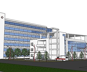 Sketchup City social Building-Hospital -077