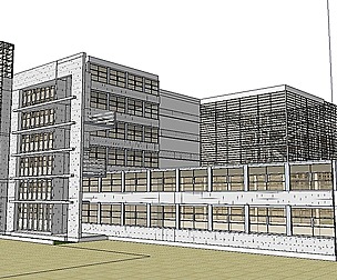 Sketchup City social Building-Hospital -078