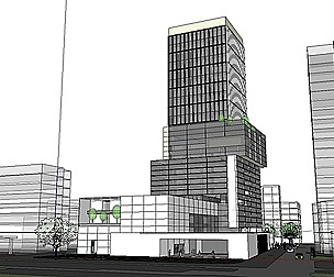 Sketchup City social Building-Hospital -080