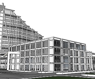 Sketchup City social Building-Hospital -081