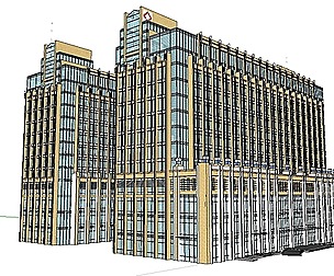 Sketchup City social Building-Hospital -085