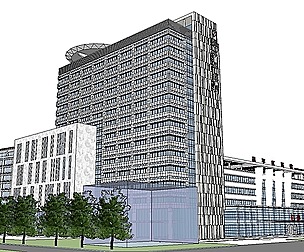 Sketchup City social Building-Hospital -089