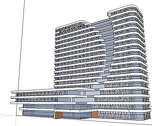 Sketchup City social Building-Hospital -090