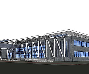 Sketchup City social Building-Hospital -092