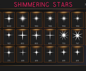 Photoshop | Star Brushset