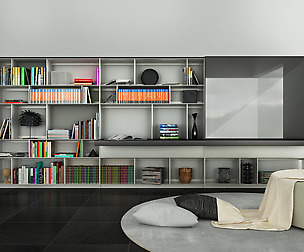 B&B bookcase 3 with books - N.03 in M4D Vol.8