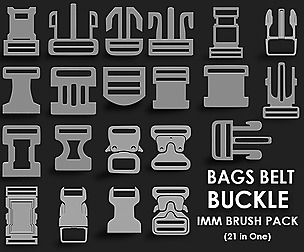 Bags Belt Buckle IMM Bruch Pack 21 in one