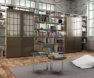 B&B bookcase 7 with books - N.07 in M4D Vol.8