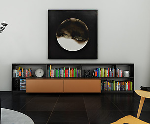 B&B bookcase 15 with books - N.05 in M4D Vol.9