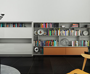 B&B bookcase 17 with books - N.07 in M4D Vol.9