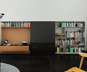 B&B bookcase 20 with books - N.10 in M4D Vol.9