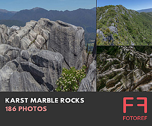 186 photos of Karst Marble Rocks
