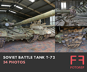 34 photos of Soviet Battle Tank T-72