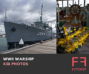 438 photos of WWII Warship