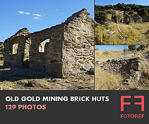 129 photos of Old Gold Mining Brick Huts