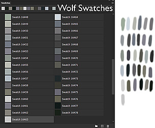31 Winter Wolf Swatches
