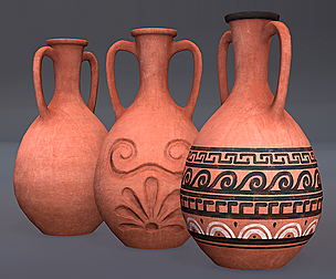Pottery 5A Small Amphora