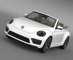 VW Beetle RLine Cabrio 2014