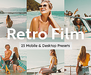 25 Retro Film Lightroom Presets and LUTs