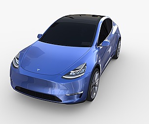 Tesla Model Y Blue